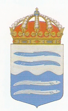 Coat of arms (crest) of the HMS Arkö, Swedish Navy