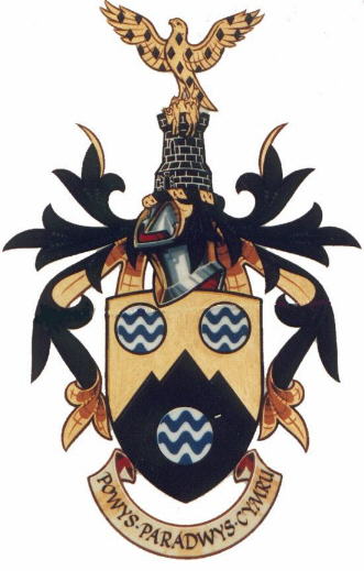 Arms (crest) of Powys