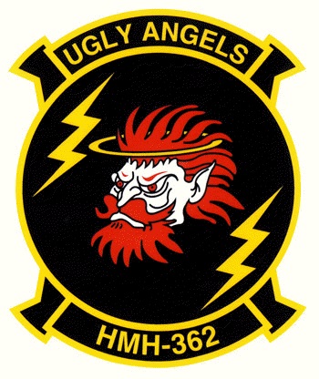 Coat of arms (crest) of the VMM-362 Ugly Angels, USMC