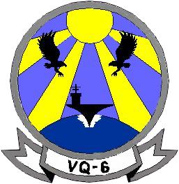 Coat of arms (crest) of the VQ-6 Black Ravens, US Navy