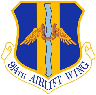 Coat of arms (crest) of the 914th Airlift Wing, US Air Force