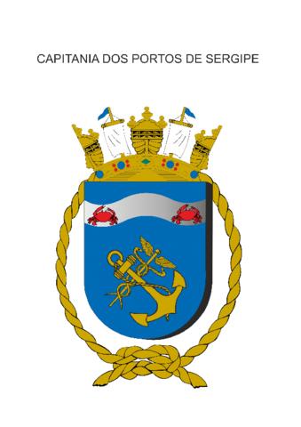 Coat of arms (crest) of the Harbour Captain of Sergipe, Brazilian Navy