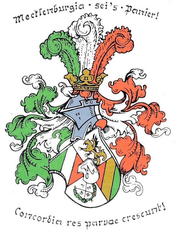 Coat of arms (crest) of Landsmannschaft Mecklenburgia-Rostock zu Hamburg