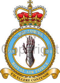 Coat of arms (crest) of the No 17 Squadron, Royal Air Force