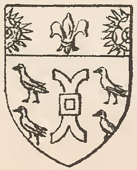 Hugh Curwen - Arms, armoiries, escudo, wappen, crest of Hugh Curwen,