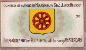 Wapen van Hoogen Maasdijk van de Stad en Lande van Heusden/Coat of arms (crest) of Hoogen Maasdijk van de Stad en Lande van Heusden