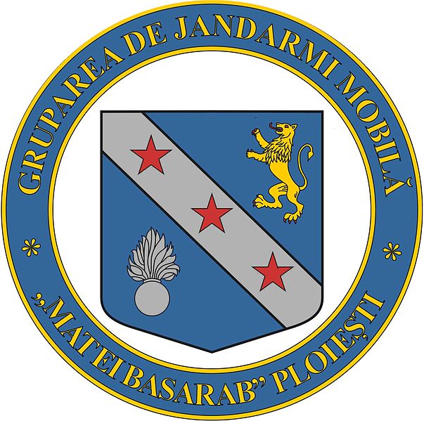 Coat of arms (crest) of Gendarmerie Mobile Group Matei Basarab