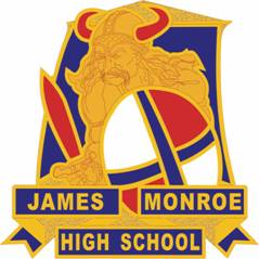 Arms of James Monroe High School Junior Reserve Officer Training Corps, US Army
