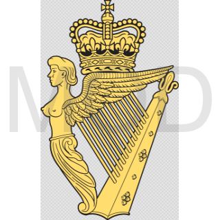 Coat of arms (crest) of the The Royal Irish Regiment (27th (Inniskilling), 83rd and 87th and Ulster Defence Regiment), British Army