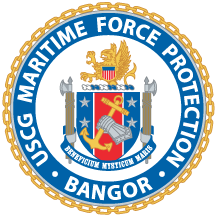 Coat of arms (crest) of the US Coast Guard Maritime Force Protection Bangor