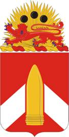 Coat of arms (crest) of the 28th Field Artillery Regiment, US Army