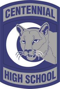 Arms of Centennial High School Junior Reserve Officer Training Corps, US Army