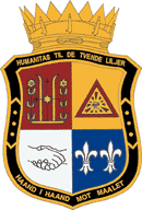 Coat of arms (crest) of Lodge of St John no 11 Humanitas til de tvende Liljer (Norwegian Order of Freemasons)