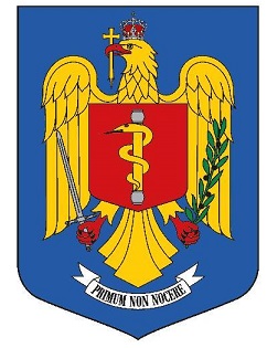 Arms of Medical Directorate, Ministry of Internal Affairs, Romania