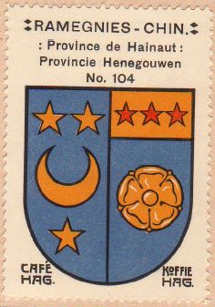 Wapen van/Blason de Ramegnies-Chin