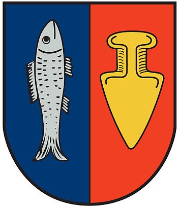 Wappen von Rust (Ortenaukreis)/Arms of Rust (Ortenaukreis)