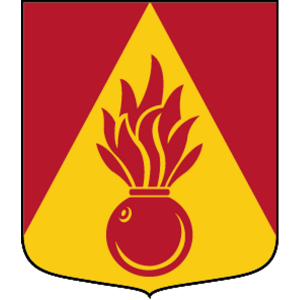 Coat of arms (crest) of the 910th Company, 91st Artillery Battalion, The Artillery Regiment, Swedish Army