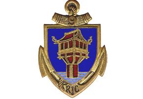 Coat of arms (crest) of the 9th Colonial Infantry Regiment, French Army