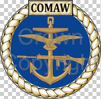 Coat of arms (crest) of the Commodore Amphibious Warfare (COMAW), Royal Navy