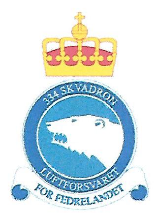 Coat of arms (crest) of the 334th Squadron, Norwegian Air Force