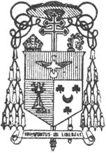 Arms (crest) of Denis Eugene Hurley
