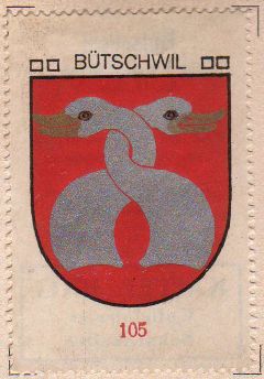 Wappen von/Blason de Bütschwil