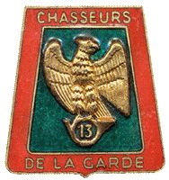 Coat of arms (crest) of the 13th Chasseurs on Horse Regiment, French Army