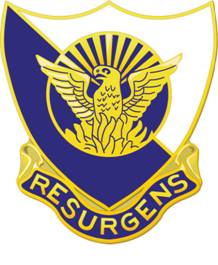 Coat of arms (crest) of Booker T. Washington High School (Atlanta) Reserve Officer Training Corps, US Army
