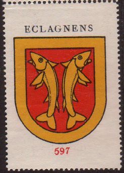 Wappen von/Blason de Eclagnens