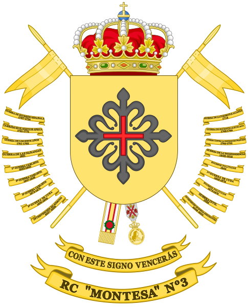File:Cavalry Regiment Montesa No 3, Spanish Army.png