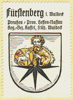 Wappen von Fürstenberg (Lichtenfels)/Coat of arms (crest) of Fürstenberg (Lichtenfels)