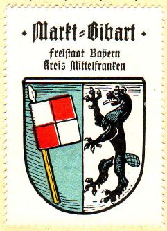 Wappen von Markt Bibart/Coat of arms (crest) of Markt Bibart