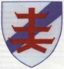 Arms (crest) of the Tjele Division, YMCA Scouts Denmark