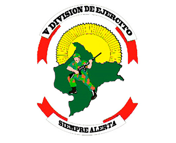 Arms (crest) of V Army Division, Army of Peru