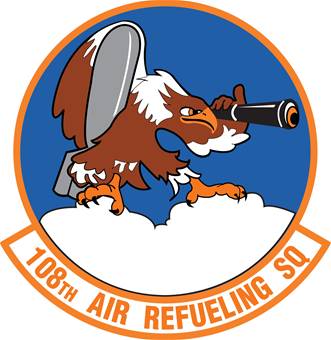 Coat of arms (crest) of the 108th Air Refueling Squadron, Illinois Air National Guard
