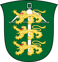 Coat of arms (crest) of the Home Guard District Middle and West Zeeland, Denmark