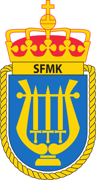 Coat of arms (crest) of the Naval Music Corps, Norwegian Navy