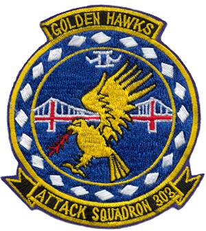 Arms of Attack Squadron (VA) 303 Golden Hawks, US Navy