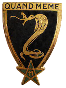 Coat of arms (crest) of the 11th African Chasseur Regiment, French Army
