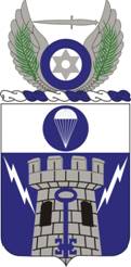 Coat of arms (crest) of the Special Troops Battalion, 2nd Brigade, 82nd Airborne Division, US Army