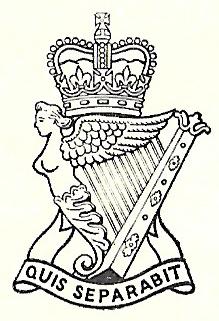 Coat of arms (crest) of the The Royal Ulster Rifles, British Army