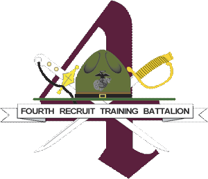 Coat of arms (crest) of the 4th Recruit Training Battalion, USMC