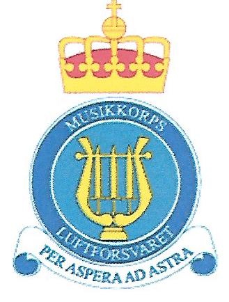 Coat of arms (crest) of the Air Force Music Corps, Norwegian Air Force