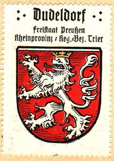 Wappen von Dudeldorf/Coat of arms (crest) of Dudeldorf