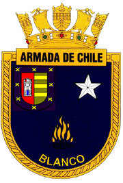 Coat of arms (crest) of the Frigate Almirante Blanco Encalada (FF-15), Chilean Navy