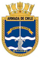 Coat of arms (crest) of the Frigate Almirante Williams (FF-19), Chilean Navy