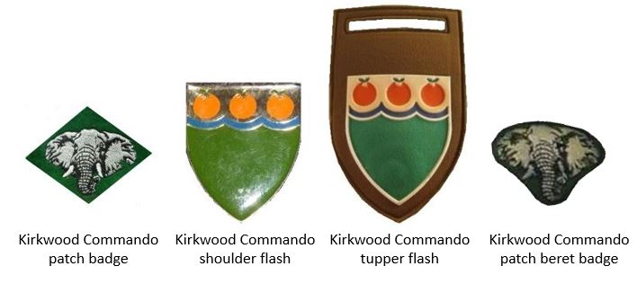 Coat of arms (crest) of the Kirkwood Commando, South African Army