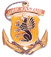 Coat of arms (crest) of the ORP Kaszub, Polish Navy