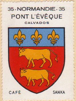 Blason de Pont-l'Évêque (Calvados)