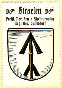 Wappen von Straelen/Coat of arms (crest) of Straelen